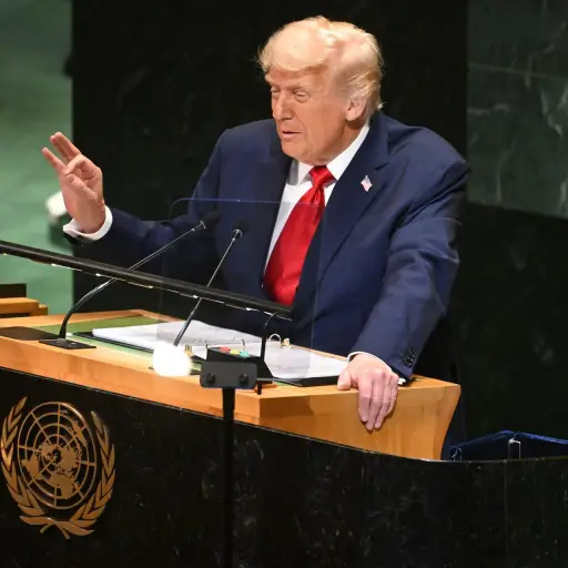 Donald Trump en discurso en la Asamblea General de la ONU ,EFE