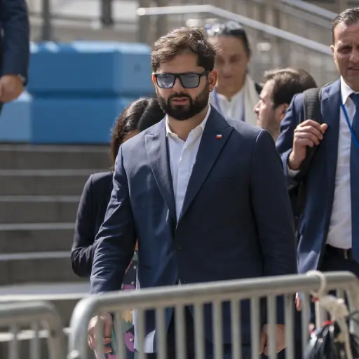 Gabriel Boric, presidente de Chile, en Nueva York ,EFE