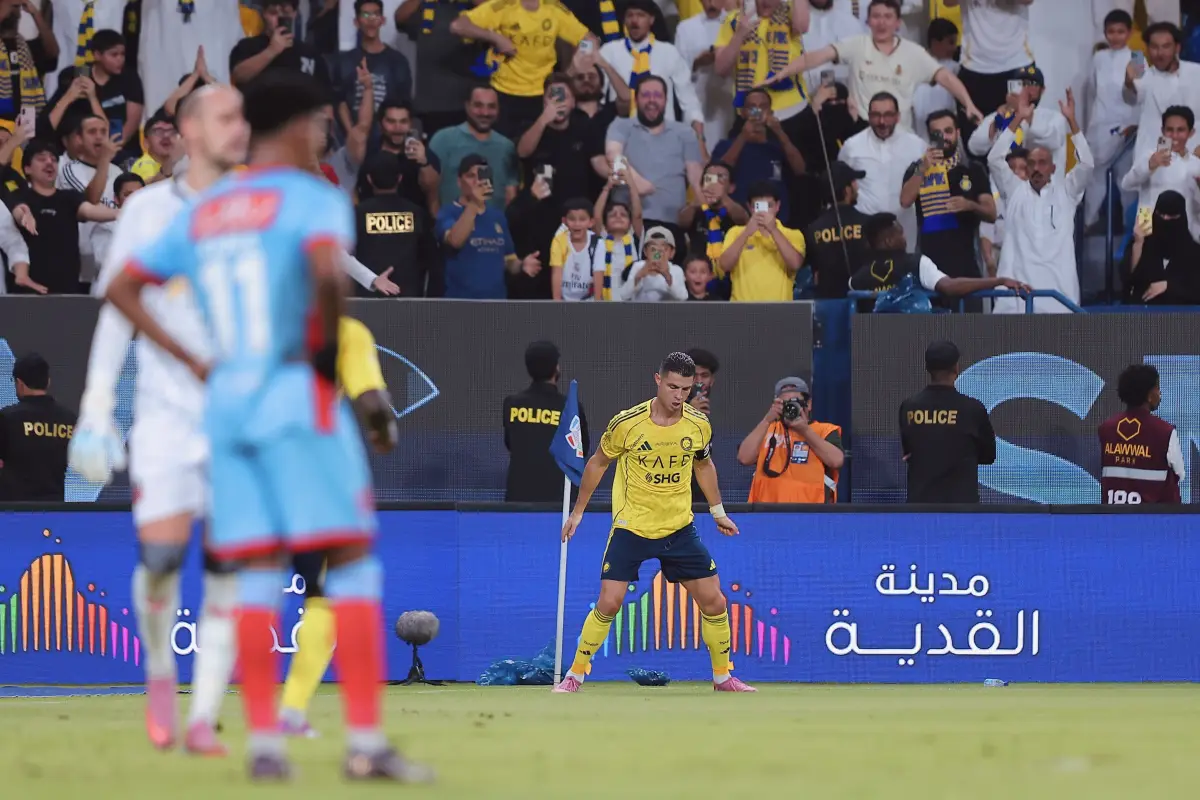 Celebración de Cristiano Ronaldo - Al Nassr