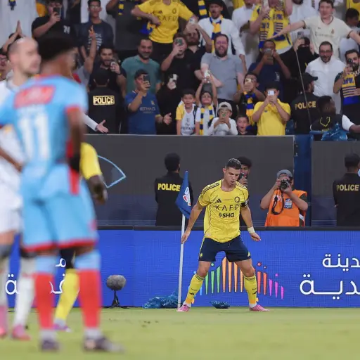 Celebración de Cristiano Ronaldo - Al Nassr