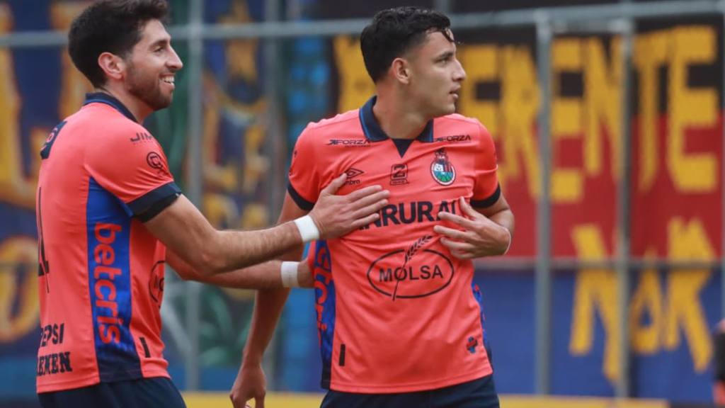 Celebración de José Carlos Martínez ante Marquense | Alex Meoño