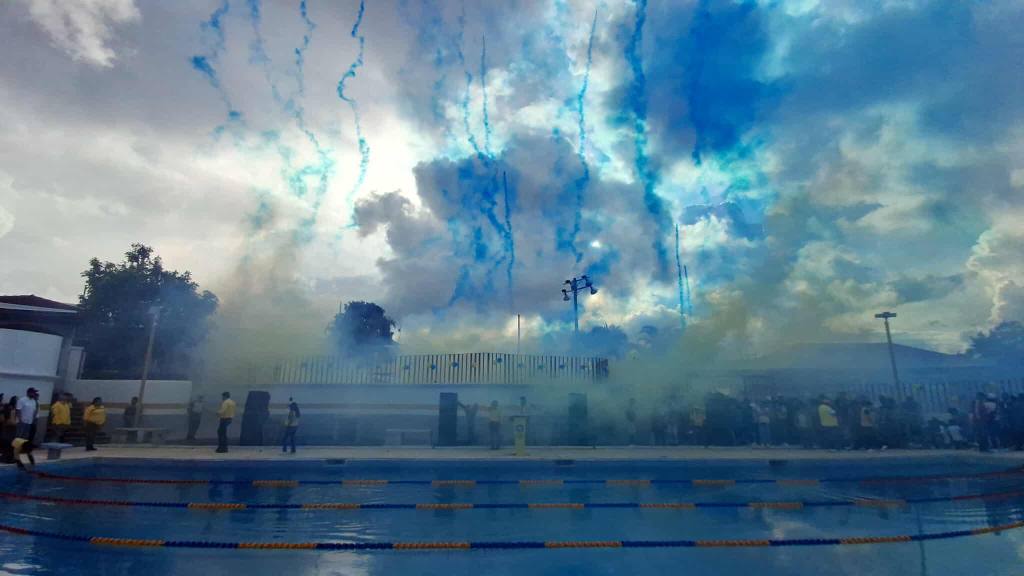 Inauguran piscina en polideportivo de Santa Catarina Pinula | Álex Meoño
