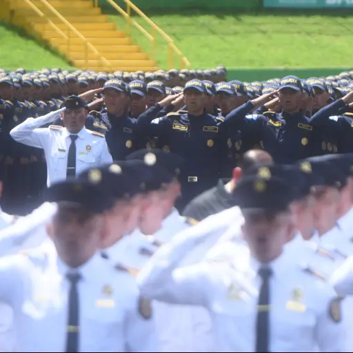 La 57 promoción del curso de agente de PNC está integrada por 2 mil 525 hombres y 698 mujeres. ,Omar Solís/Emisoras Unidas
