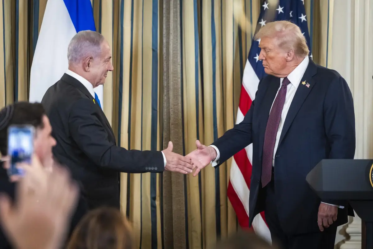Donald Trump y Benjamin Netanyahu en la Casa Blanca, EFE