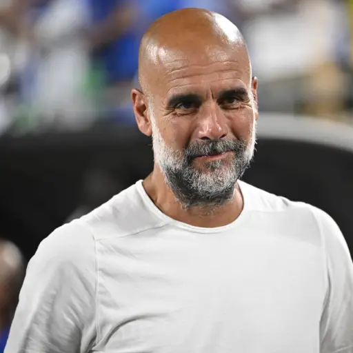 El entrenador del Manchester City Pep Guardiola durante un partido en Estados Unidos , EFE/EPA/MIGUEL RODRIGUEZ