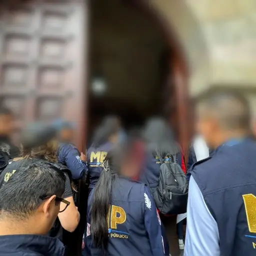 El personal fiscal realiza diligencias en el marco de la investigación por la fuga de reos. ,Ministerio Público