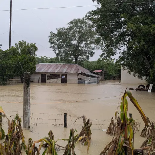 Inundaciones en México ,EFE