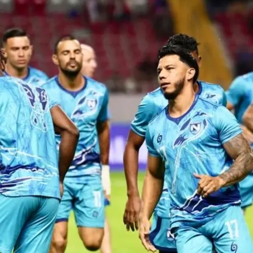 Selección de Nicaragua previo al duelo ante Costa Rica