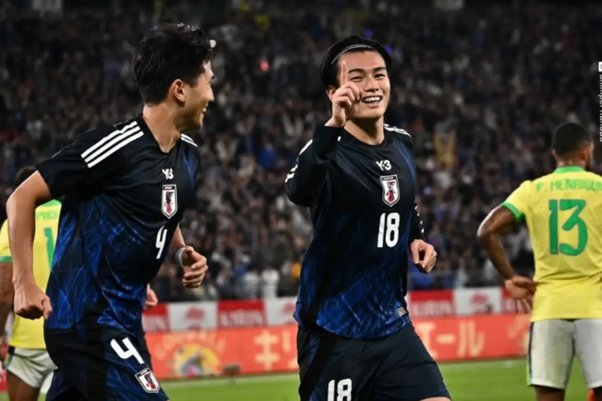 Japón derrota por primera vez a Brasil en selecciones nacionales 
