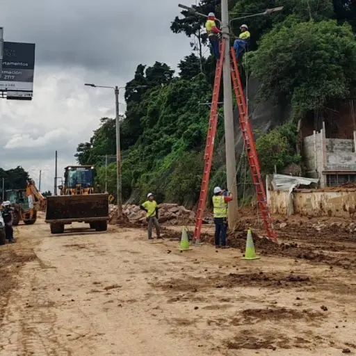 Kilómetro 24 de la CA-1, carretera a El Salvador. ,Foto Conred