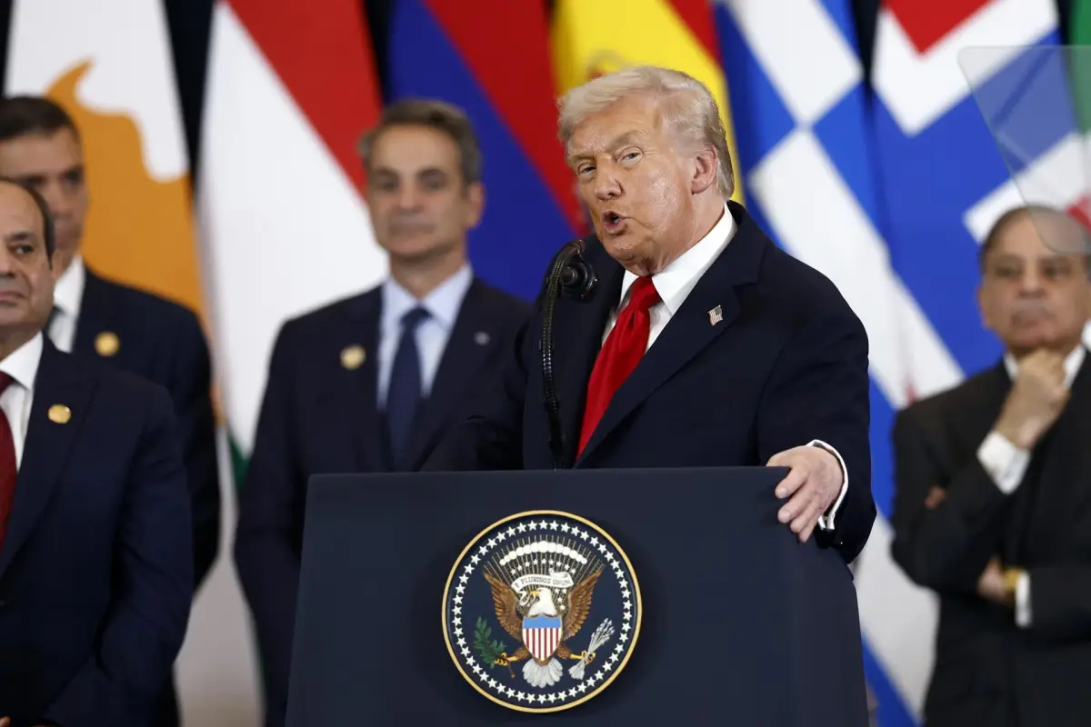 Trump proclama "la paz en Oriente Medio" en celebración del acuerdo sobre Gaza, EFE
