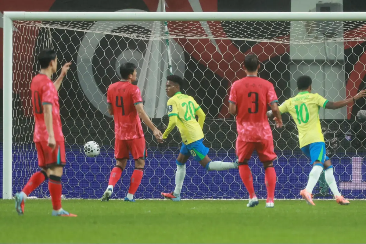 Brasil golea a Corea del Sur en partido amistoso - EFE