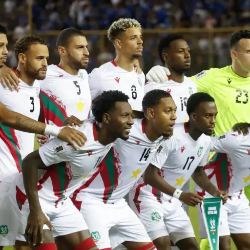 Selección de Surinam.  ,EFE.