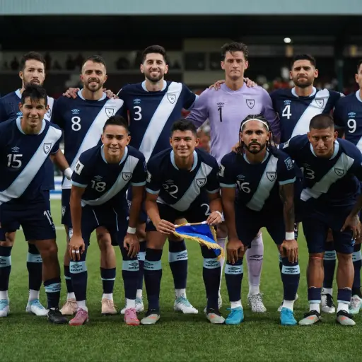 Once de Guatemala ante Surinam - FFG