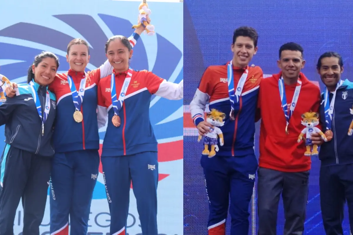 Jasmin Soto y Sergio Chumil suben al podio por Guatemala 