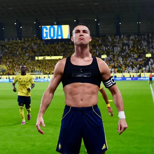 Cristiano Ronaldo anotó su gol 949. ,Redes sociales