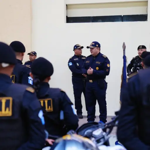 Autoridades de la PNC dieron instrucciones precisas a los agentes enviados a cinco departamentos. ,PNC de Guatemala.