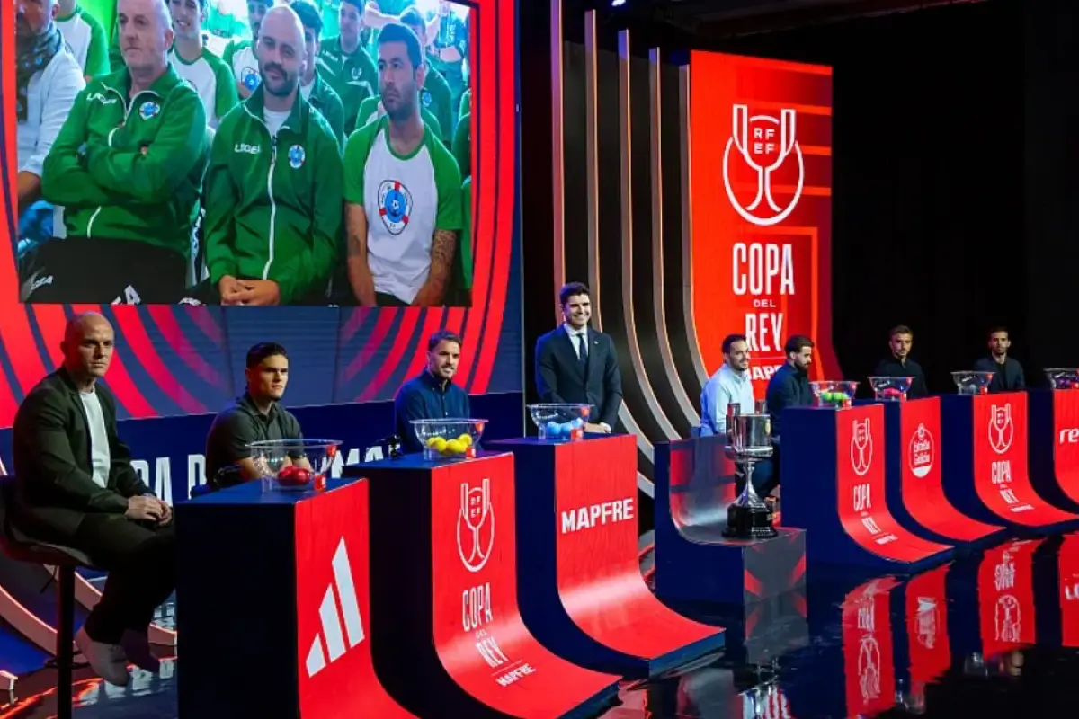 Este día se sorteó la primera eliminatoria de la Copa del Rey 2025-2026 