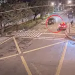 Al momento del ataque armado, varios vecinos corrieron por temor. ,Captura de pantalla. 