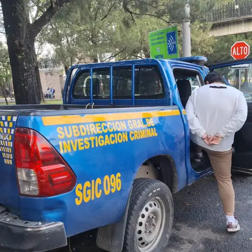 La PNC reportó una captura en los operativos en el bulevar Vista Hermosa, zona 15 capitalina. ,PNC de Guatemala.