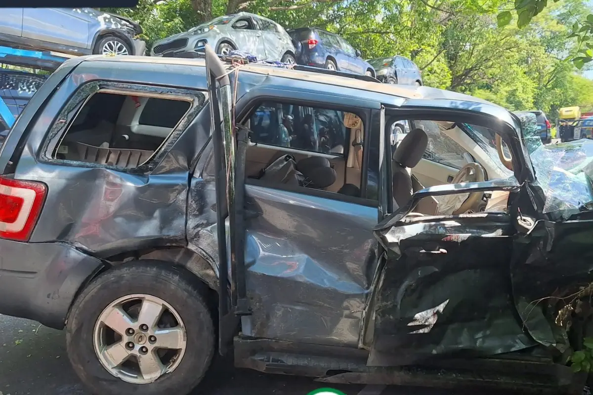 El accidente ocurrió en un sector de Río Hondo, Zacapa., Bomberos Municipales Departamentales. 