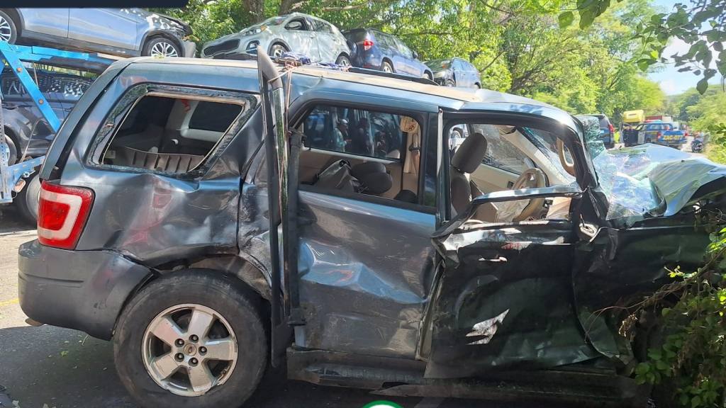 Múltiple colisión deja un fallecido y 9 heridos en ruta al Atlántico | Bomberos Municipales Departamentales