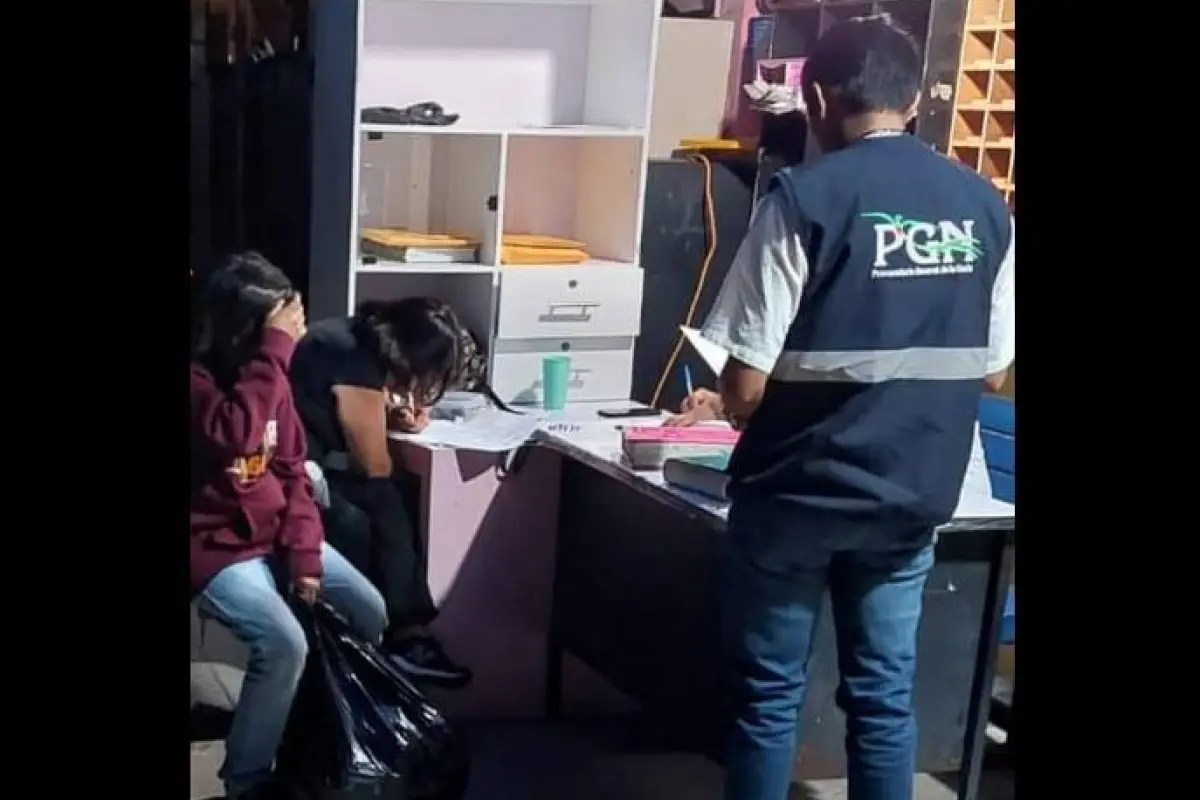 Las tres hermanas rescatadas fueron ingresadas a un hogar de protección y abrigo., PGN