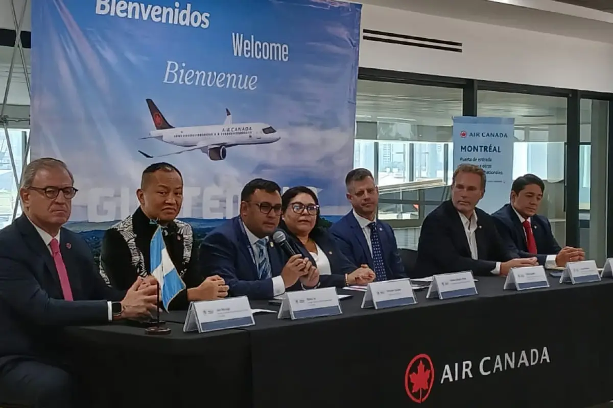 Las autoridades destacaron que la apertura de esta ruta Guatemala - Canadá constituye un hito en la conectividad internacional del país., Juan Carlos Chanta/EU