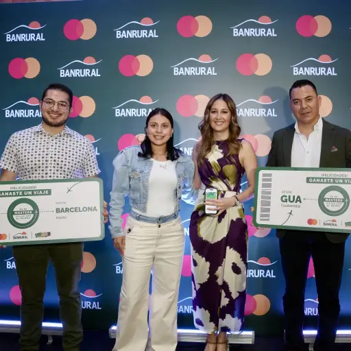 Banrural y Mastercard presentaron a los ganadores de la promoción 