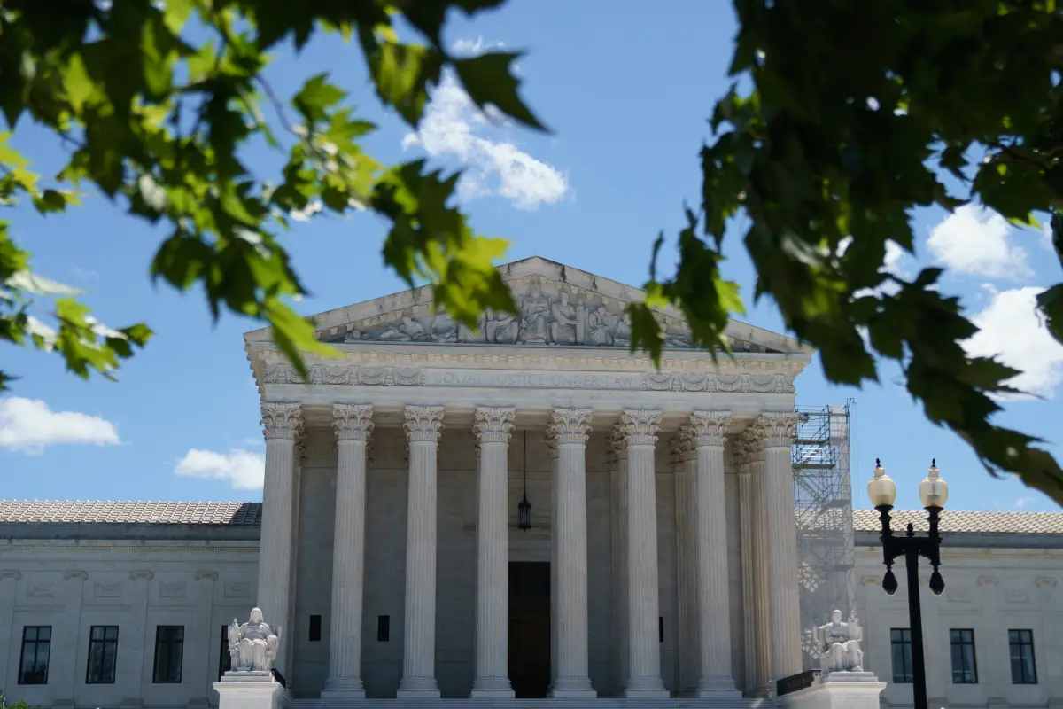 Fotografía de archivo en donde se ve el Tribnunal Supremo de Estados Unidos, en Washington, DC. , Foto EFE