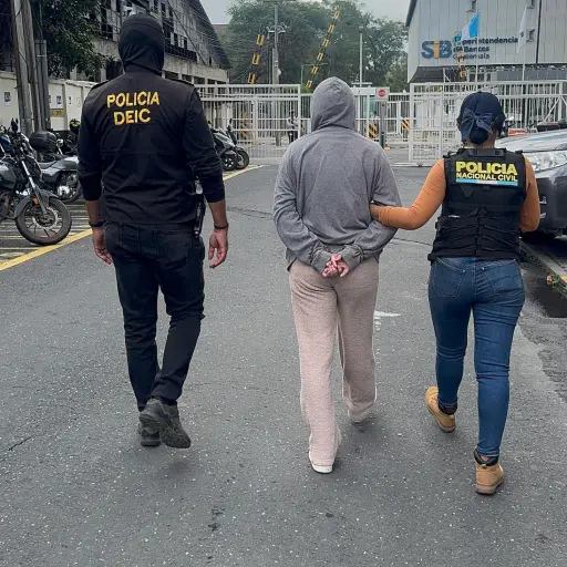 La sindicada, de 24 años, habría trasladado personas a Estados Unidos y abandonado a algunas de ellas en el desierto. ,PNC