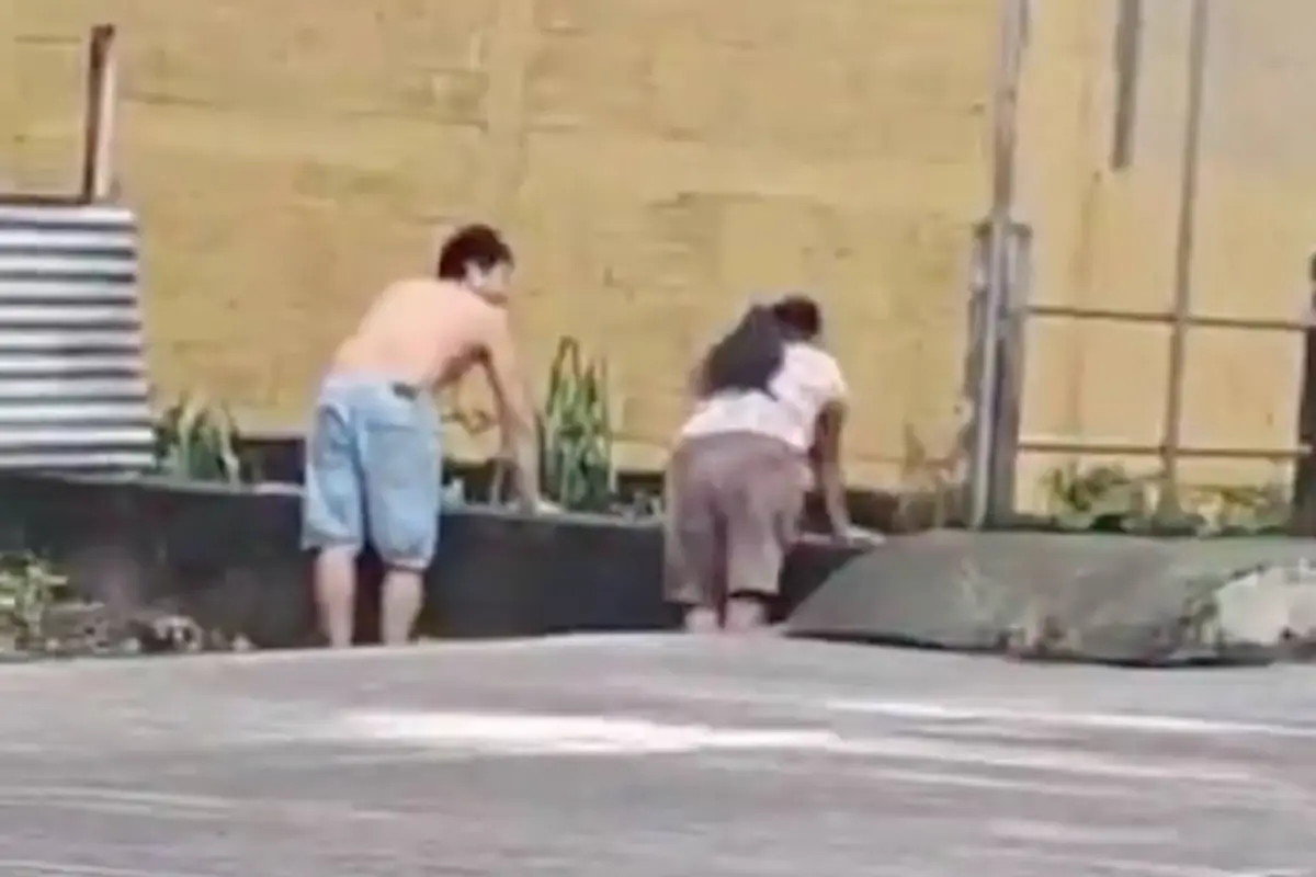 Brutal caso de maltrato animal en Retalhuleu., Captura de pantalla video Facebook.