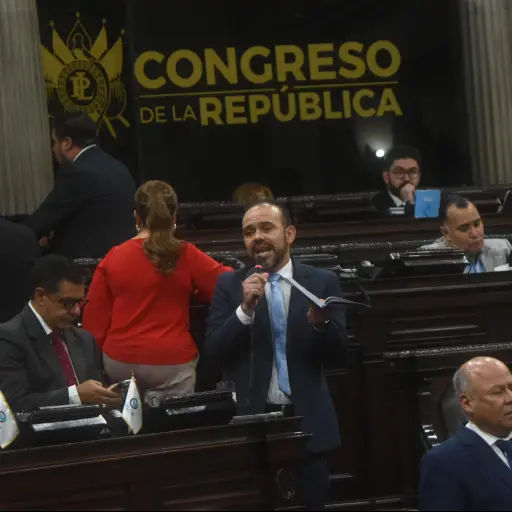 Sesión en el Congreso en la que se conoció el veto presidencial al Decreto 7-2025, el 7 de octubre de 2025. ,Omar Solís/Emisoras Unidas