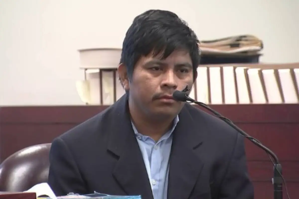 Ángel Gabriel Cuz Choc fue encontrado culpable del asesinato de su pareja y la hija de ella., .