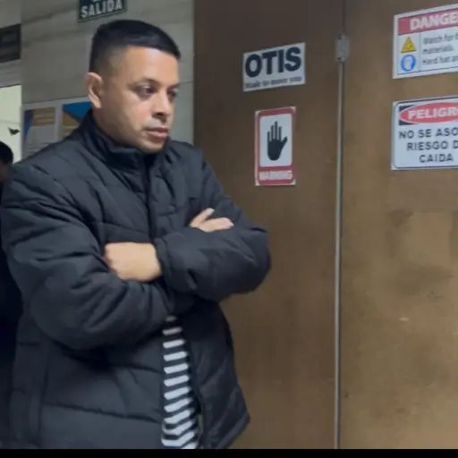 Marlon Orlando Barrientos, implicado en el caso Rosenberg, en tribunales el jueves 30 de octubre. ,Ángel Oliva/EU