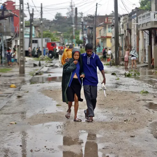 Daños por huracán Melissa en Cuba ,EFE