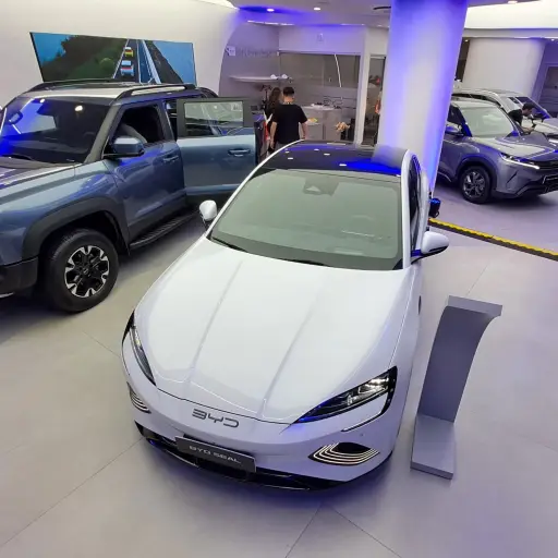 La nueva sala de ventas  refuerza el compromiso de BYD por acercar la tecnología, innovación y sostenibilidad a más guatemaltecos. ,Foto Omar Solís