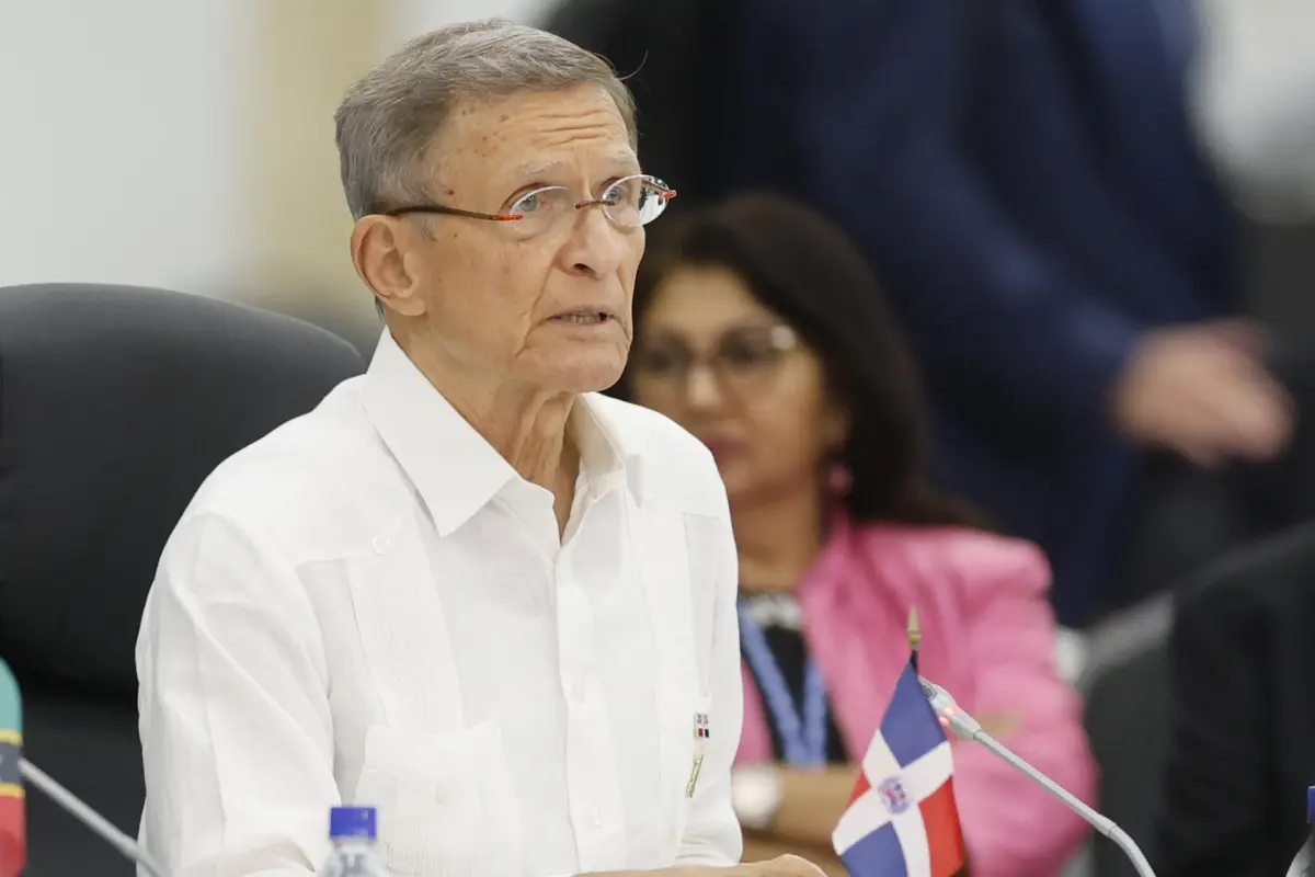 Foto de archivo del ministro de Relaciones Exteriores de República Dominicana, Roberto Álvarez,  EFE/ Bienvenido Velasco
