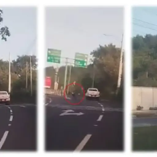 El agente de Emixtra fue atropellado en cercanías de un paso a desnivel en zona 11 de Mixco. ,Municipalidad de Mixco