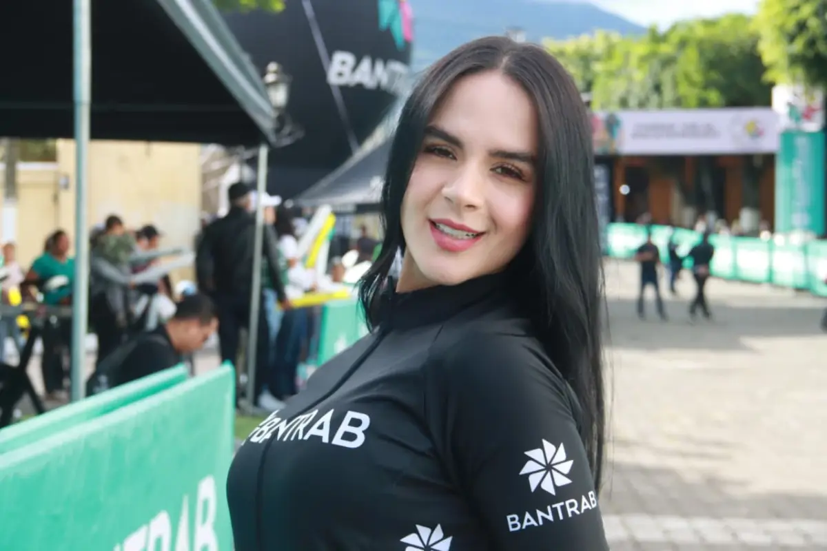 Jimena Gómez, la modelo colombiana que conquista la Vuelta a Guatemala - Alex Meoño