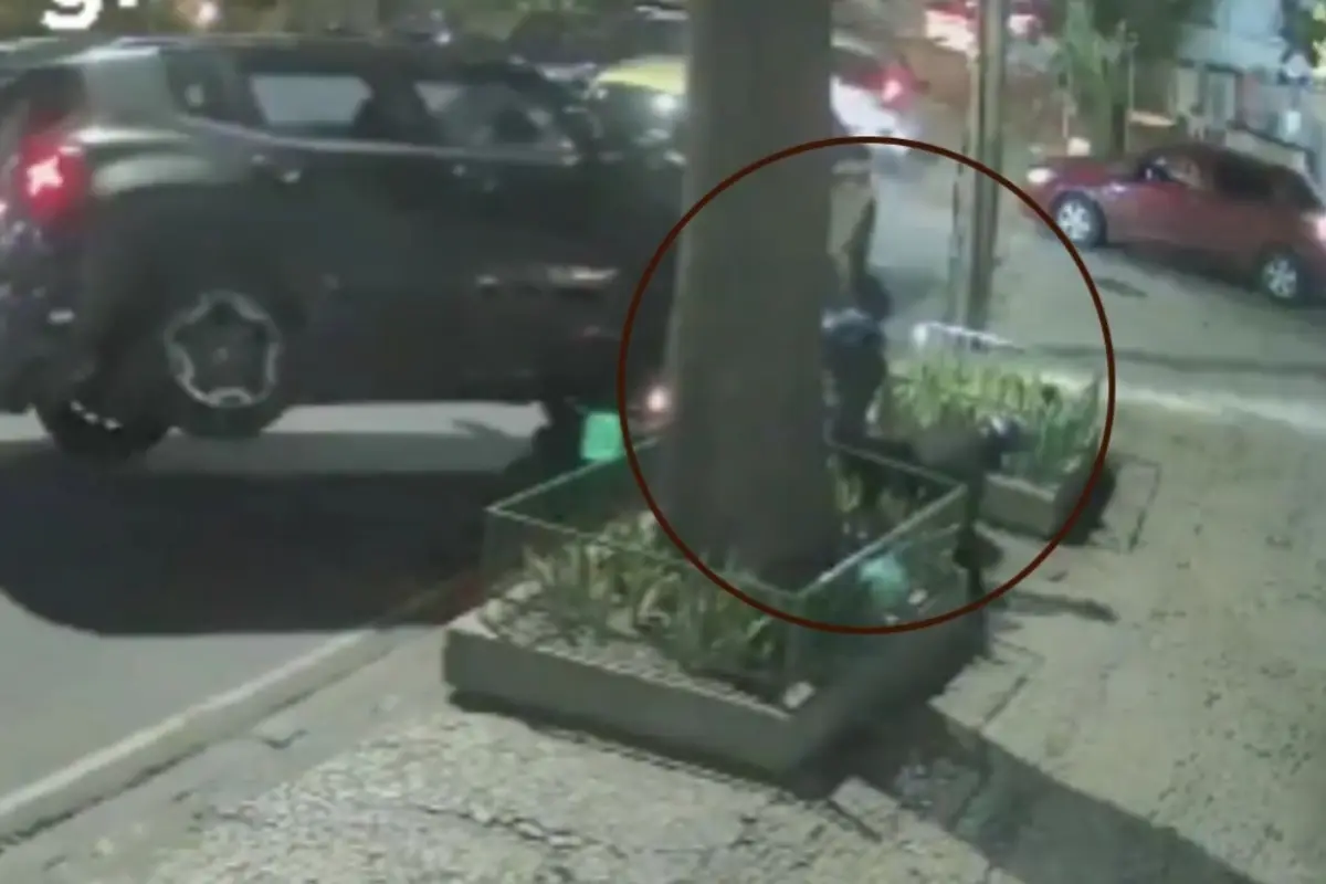 Motoladrones arrollados en Brasil., Captura de pantalla video X.