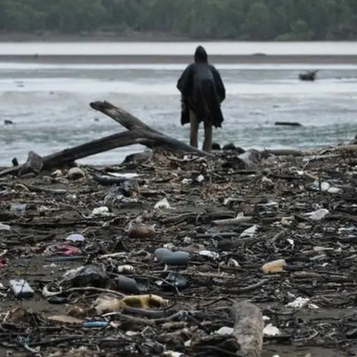 Vista de los alrededores del río Tárcoles, uno de los más contaminados de Centroamérica. ,EFE
