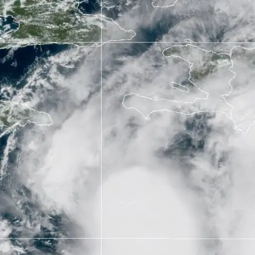 Tormenta tropical Melissa afecta República Dominicana ,National Hurricane Center