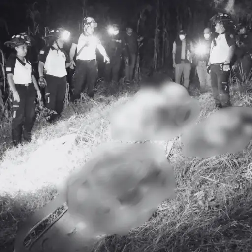 Bomberos Voluntarios reportaron el hallazgo de ocho cadáveres mutilados en el municipio de Palencia. ,Bomberos Voluntarios.