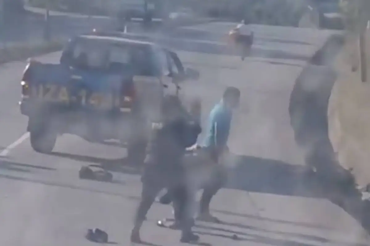 Enfrentamiento en Puerto Barrios. , Captura de pantalla video X.