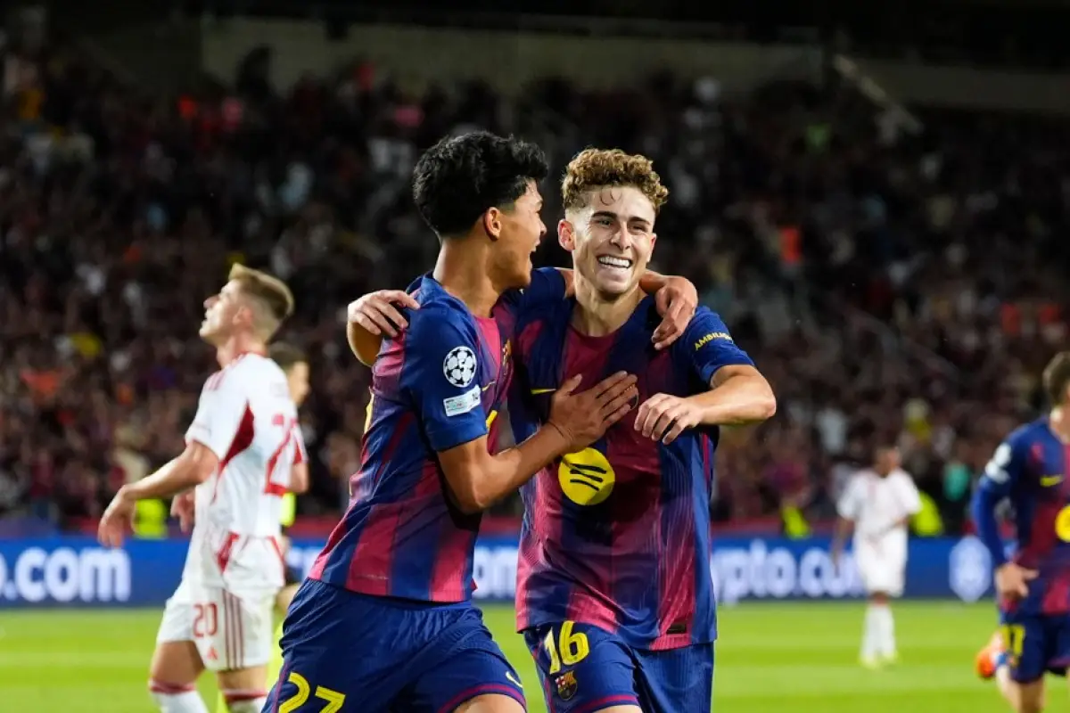 Fermín López hizo triplete en victoria ante Olympiacos