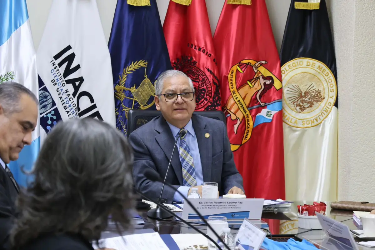 El Magistrado Carlos Rodimiro Lucero Paz, Presidente del OJ y CSJ, Foto OJ