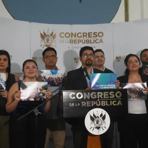 Los diputados de Semilla presentaron la propuesta de ley Pacheco-Chaclán. ,Omar Solís/Emisoras Unidas