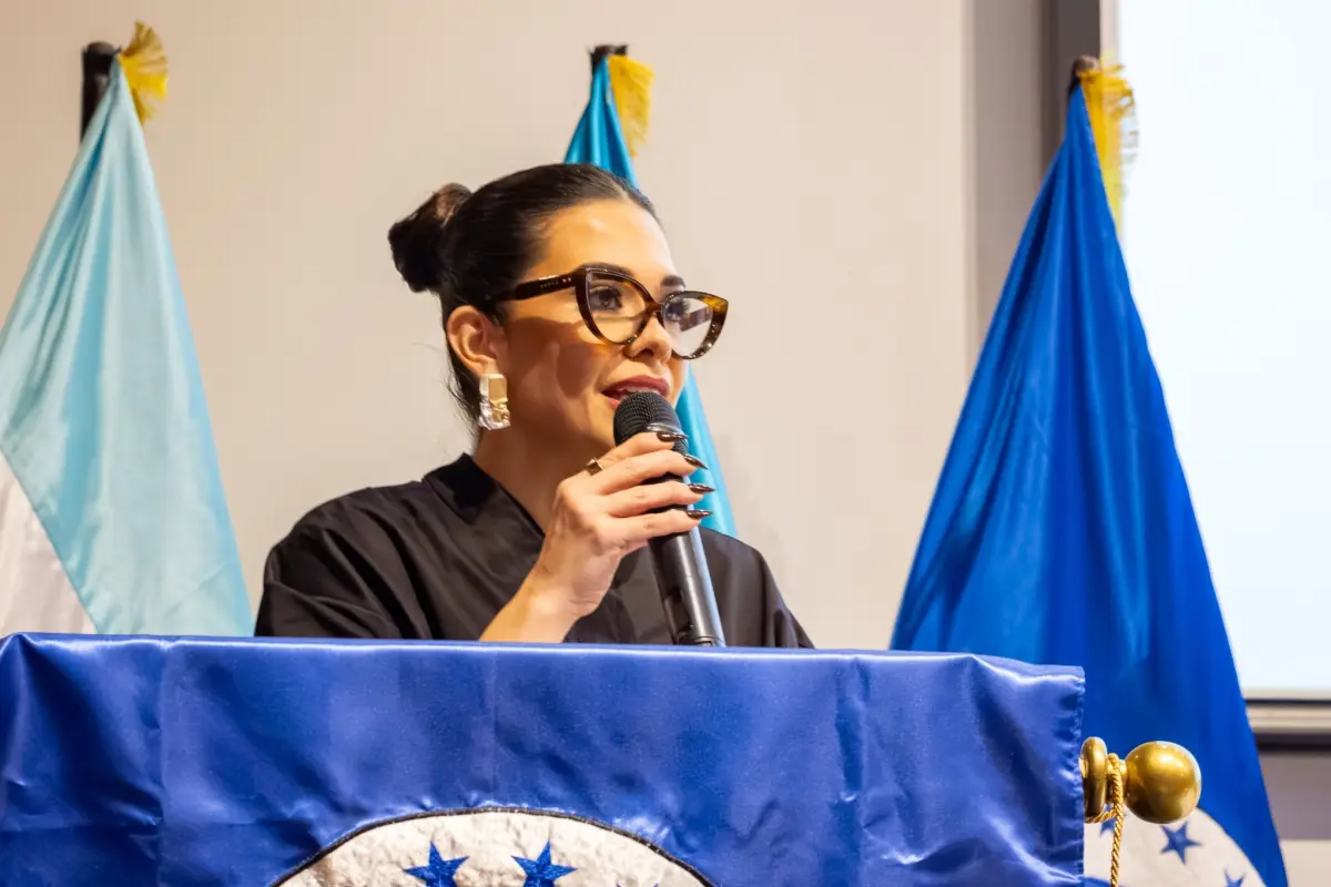 La diputada de la bancada Guatemala, Karla Gutiérrez, asumió como nueva presidenta del Parlacen., Parlacen