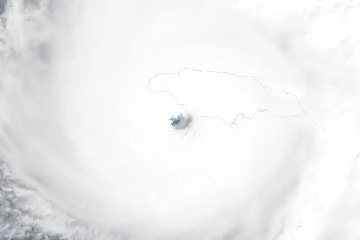 Ojo del huracán Melissa, EFE